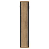 Badkamerspiegelkast 42x12x60 cm bewerkt hout artisanaal 5
