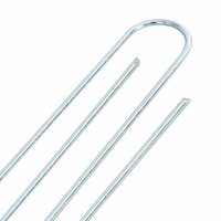 Grondharingen 25 st U-vormig 20x3,5 cm gegalvaniseerd staal 4