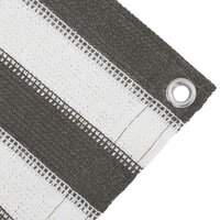 Tenttapijt 200x300 cm antracietkleurig en wit 4