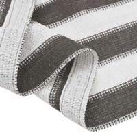 Tenttapijt 200x300 cm antracietkleurig en wit 6