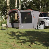 Autotent waterdicht grijs en oranje 3
