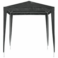 Partytent professioneel 2x2 m antraciet 4