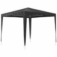 Partytent professioneel 90 g/m&amp;sup2; 2,5x2,5 m antraciet 5