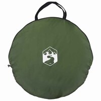 Pop-up Toilet Tent met Hangende Touw Groen 97 x 126 cm 5