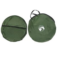 Pop-up Toilet Tent met Hangende Touw Groen 97 x 126 cm 6