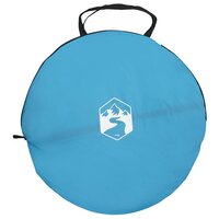 Pop-up Toilet Tent met Hangende Touw Blauw 97 x 126 cm 5