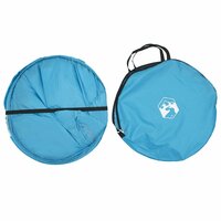 Pop-up Toilet Tent met Hangende Touw Blauw 97 x 126 cm 6