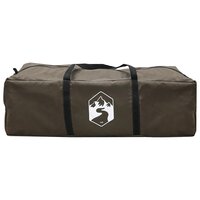 Tipi Tent Bruin Grijs 300 x 300 x 200 cm Polyester en staal 8