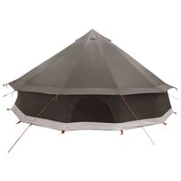 Tipi Tent Bruin Grijs 600 x 600 x 350 cm Polyester en staal 7