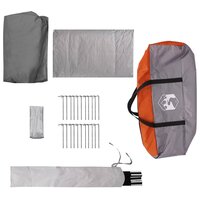 Tunneltent Grijs en Oranje 520 x 260 x 175 cm 8