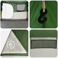 Tunneltent Groen 475 x 220 x 192 cm 9