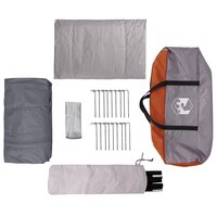 Tunneltent Grijs en Oranje 475 x 220 x 192 cm 8