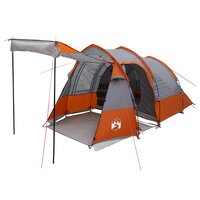 Tunneltent Grijs en Oranje 390 x 215 x 152 cm 2