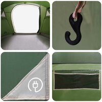 Tunneltent Groen 505 x 330 x 204 cm 9