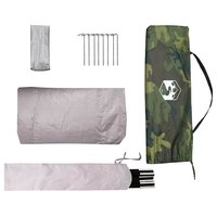 Tunneltent Camouflage 2-persoons 185T Polyester met PU Coating 9