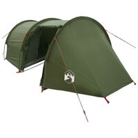 Tunneltent Olijfgroen 410 x 175 x 105 cm Polyester en staal 2