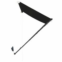 Luifel uittrekbaar met LED 250x150 cm antraciet 6