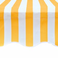 Vervangingsdoek voor luifel 3x2,5 m polyester geel en wit 4