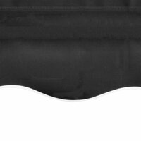 Vervangingsdoek voor luifel 3,5x2,5 m polyester grijs 4