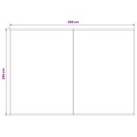 Vervangingsdoek voor zonnescherm Bruin 300 x 250 cm Polyester 5