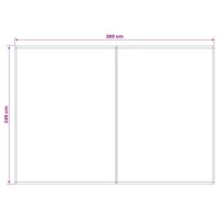 Vervangingsdoek voor zonnescherm Wit 300 x 250 cm Polyester 5