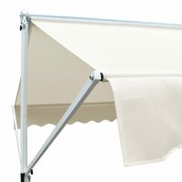 Luifel vrijstaand 4x3 m cr&amp;egrave;me 6
