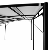 Zonneluifel 6x3x2,55 m cr&amp;egrave;mekleurig 5