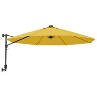Wandparasol 290 cm geel 2