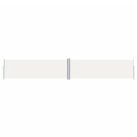 Windscherm uittrekbaar 160x1000 cm cr&amp;egrave;mekleurig 2