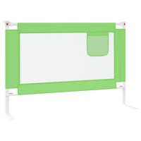 Bedhekje peuter 100x25 cm stof groen 5