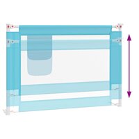 Bedhekje peuter 90x25 cm stof blauw 6