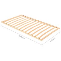 Lattenbodem met 13 latten 100x200 cm 7