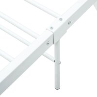 Bedframe metaal wit 90x200 cm 5