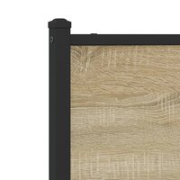 Bedframe zonder matras metaal sonoma eikenkleurig 90x190 cm 9
