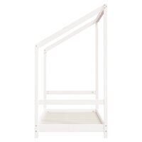 Kinderbedframe 80x160 cm massief grenenhout wit 5