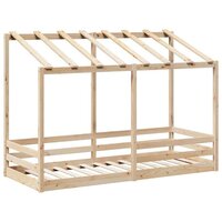 Kinderbed met bedhuis 75x190 cm massief grenenhout 3