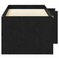 Kinder Hoogslaper Zwart eiken 98.5 x 200 cm Bewerkt hout 5