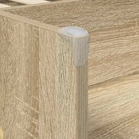 Kinder Hoogslaper Sonoma Eiken 98.5 x 200 cm Bewerkt hout 8