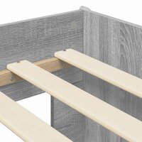 Kinder Hoogslaper Grijs Sonoma 98.5 x 200 cm Bewerkt hout 7