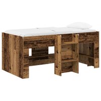 Kinder Hoogslaper Oud hout 80 x 160 cm Bewerkt hout 2