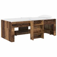 Kinder Hoogslaper Oud hout 90 x 190 cm Bewerkt hout 2