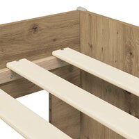 Kinder Hoogslaper Artisanaal eiken 90 x 190 cm Bewerkt hout 7