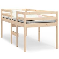 Hoogslaper massief grenenhout 75x190 cm 2