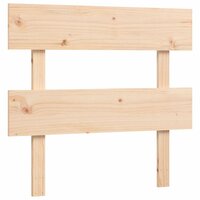 Seniorenbed met hoofdbord massief hout 8