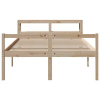 Seniorenbed met hoofdbord massief grenenhout 120x200 cm 4