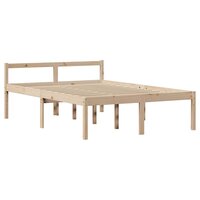 Seniorenbed met hoofdbord massief grenenhout 120x200 cm 7