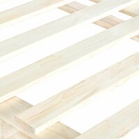 Bedframe pallet massief grenenhout 100x200 cm 5