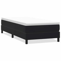 Boxspring zonder matras fluweel zwart 80x210 cm 2
