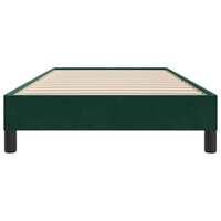 Boxspring zonder matras fluweel donkergroen 80x210 cm 5