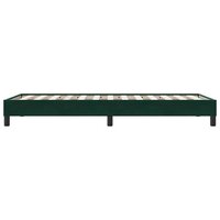 Boxspring zonder matras fluweel donkergroen 80x210 cm 6